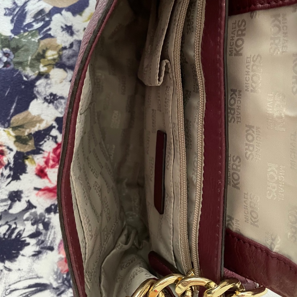 Michael Kors Purse - Cranberry Color - Picture 2 of 6